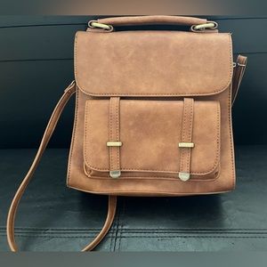 Brown convertible backpack from Modcloth